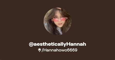 Find @aestheticallyHannah Onlyfans .